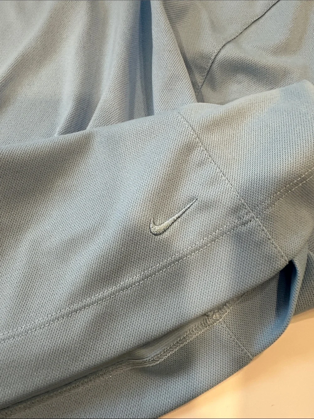 Nike Golf‎ Fit Dry Polo Shirt Womens XL Light Blue Short Sleeve Performance Top